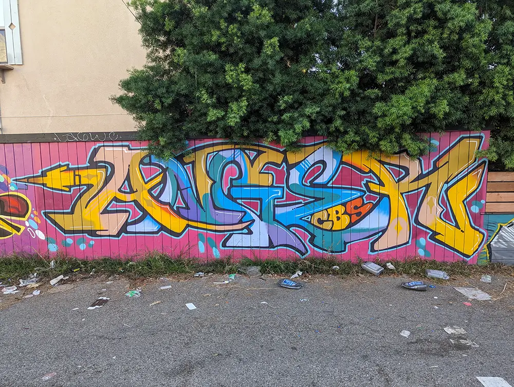Melrose Ave. CBS Crew Wall