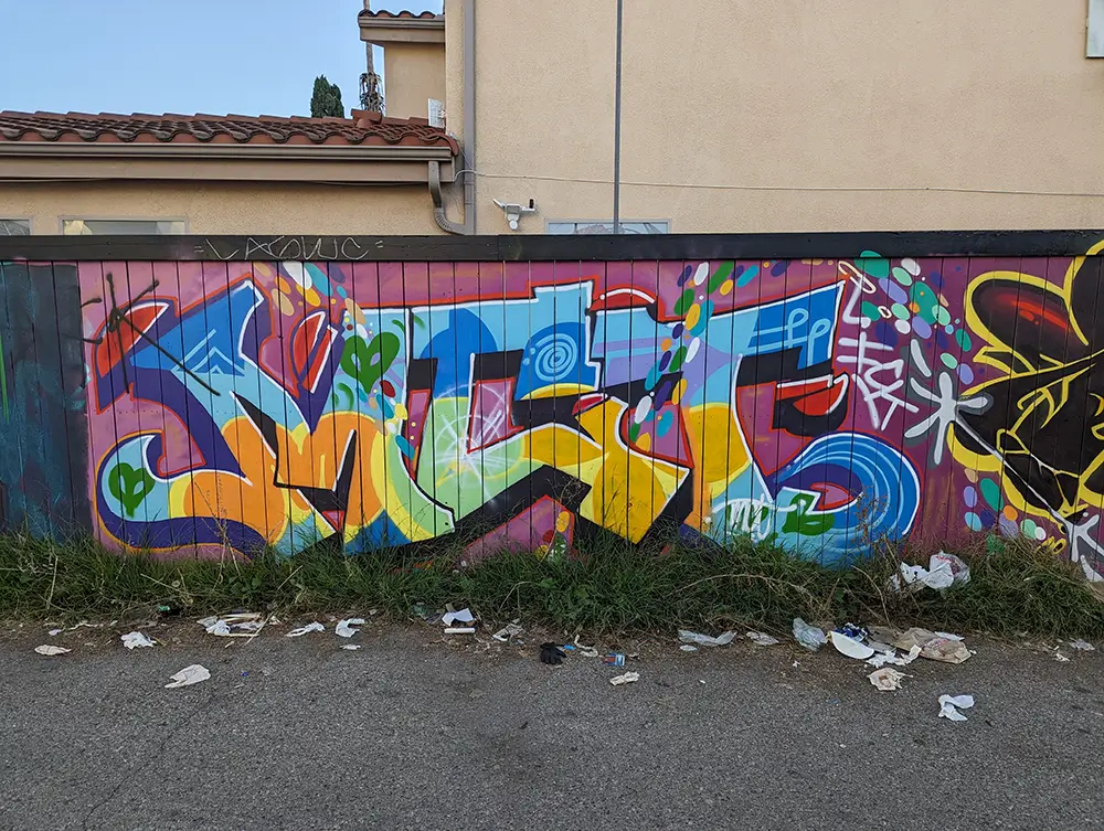 Melrose Ave. CBS Crew Wall