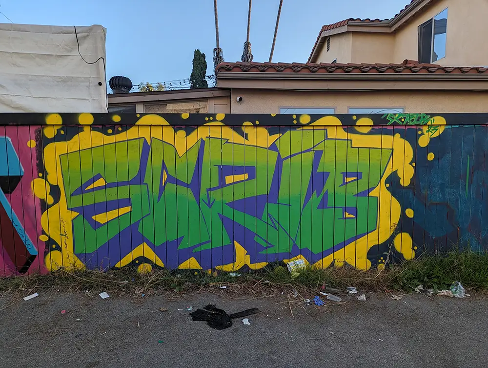 Melrose Ave. CBS Crew Wall