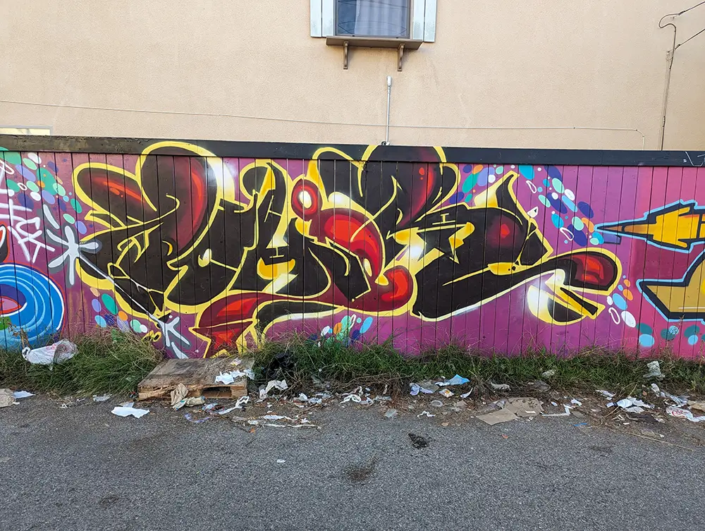 Melrose Ave. CBS Crew Wall