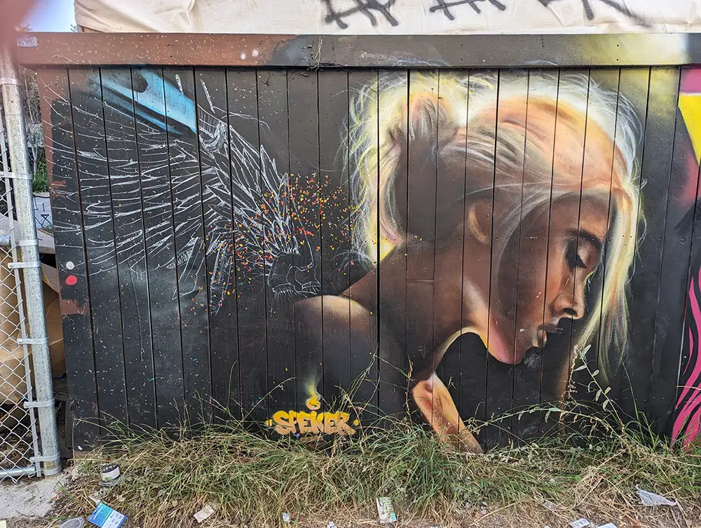 Melrose Ave. CBS Crew Wall