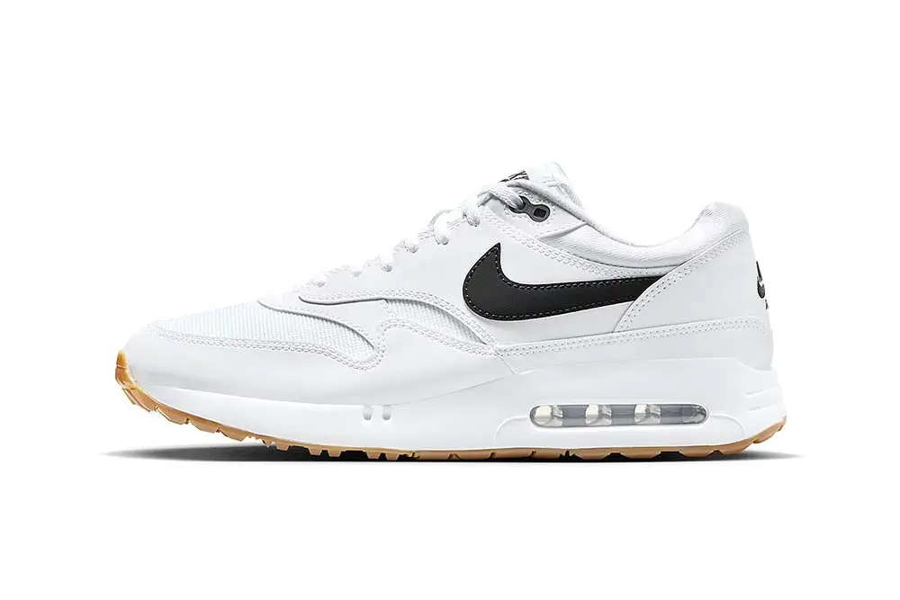 Nike Air Max 1 '86 OG Golf "White/Black" With Gum Soles