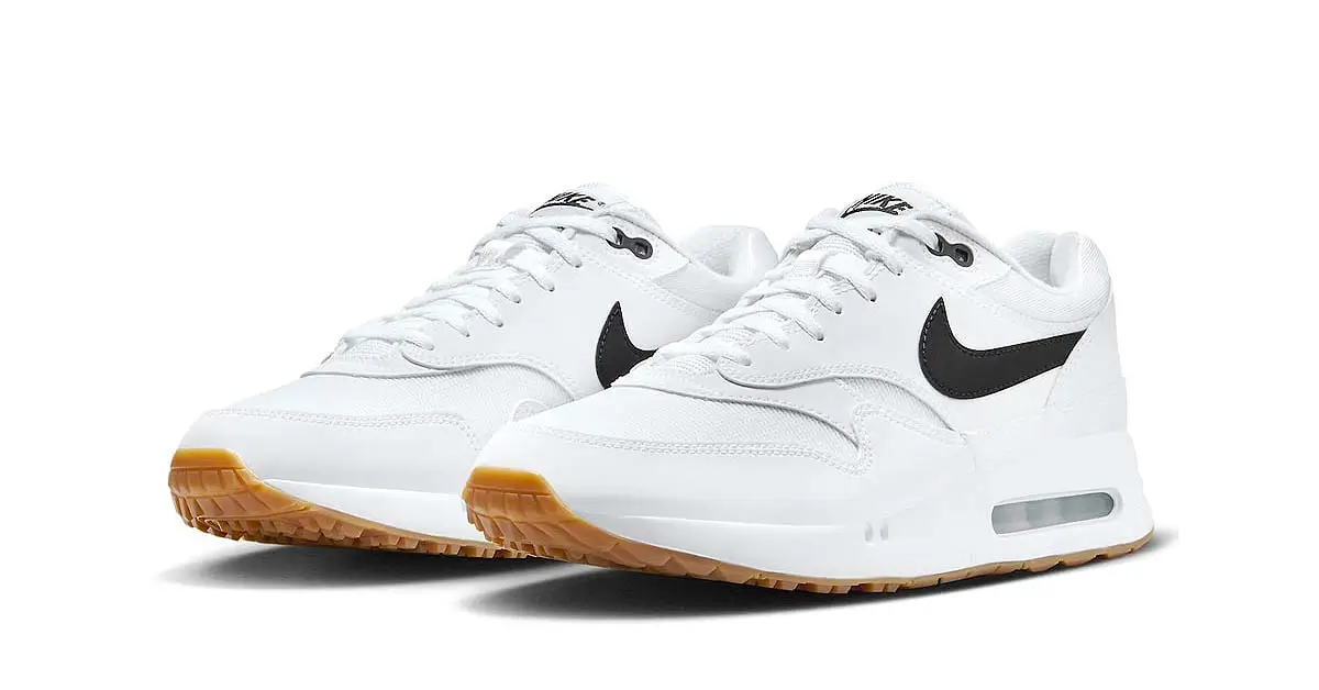 Nike Air Max 1 '86 OG Golf "White/Black" With Gum Soles