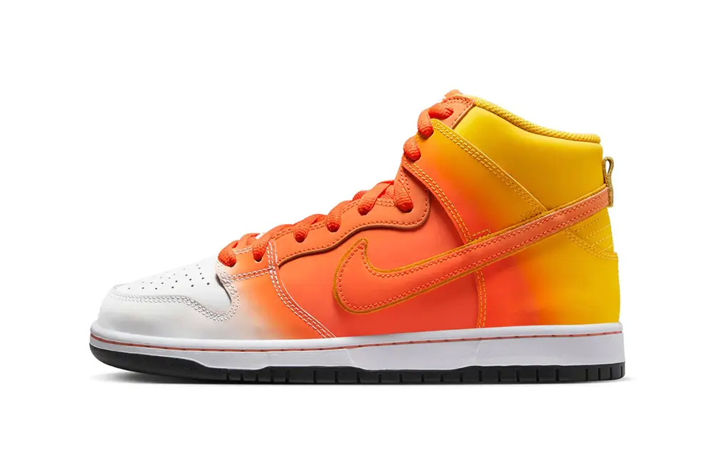 Nike SB Dunk High "Candy Corn" Official Images | Hot Razzberry Nike SB Dunk High "Candy Corn" Official Images