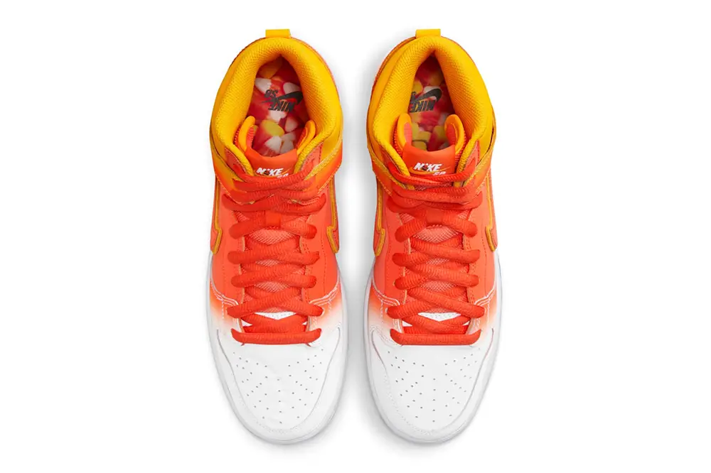 Nike SB Dunk High "Candy Corn" Official Images | Hot Razzberry Nike SB Dunk High "Candy Corn" Official Images