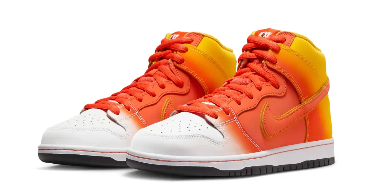 Nike SB Dunk High “Candy Corn” Official Images