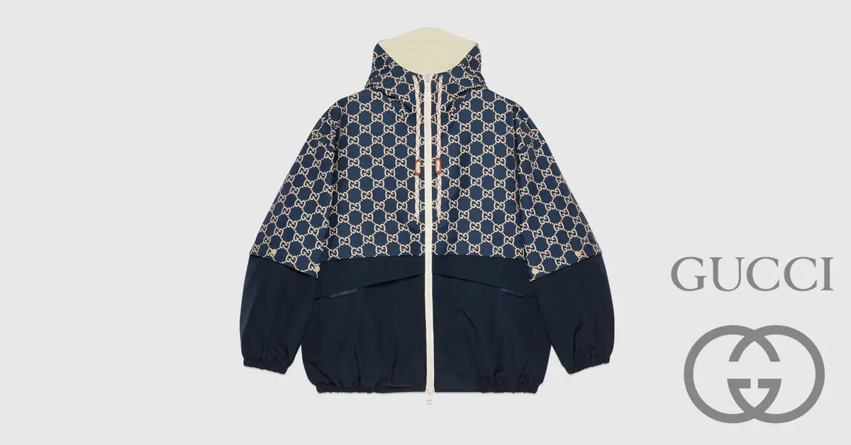 Gucci GG Ripstop Fabric Zip Jacket