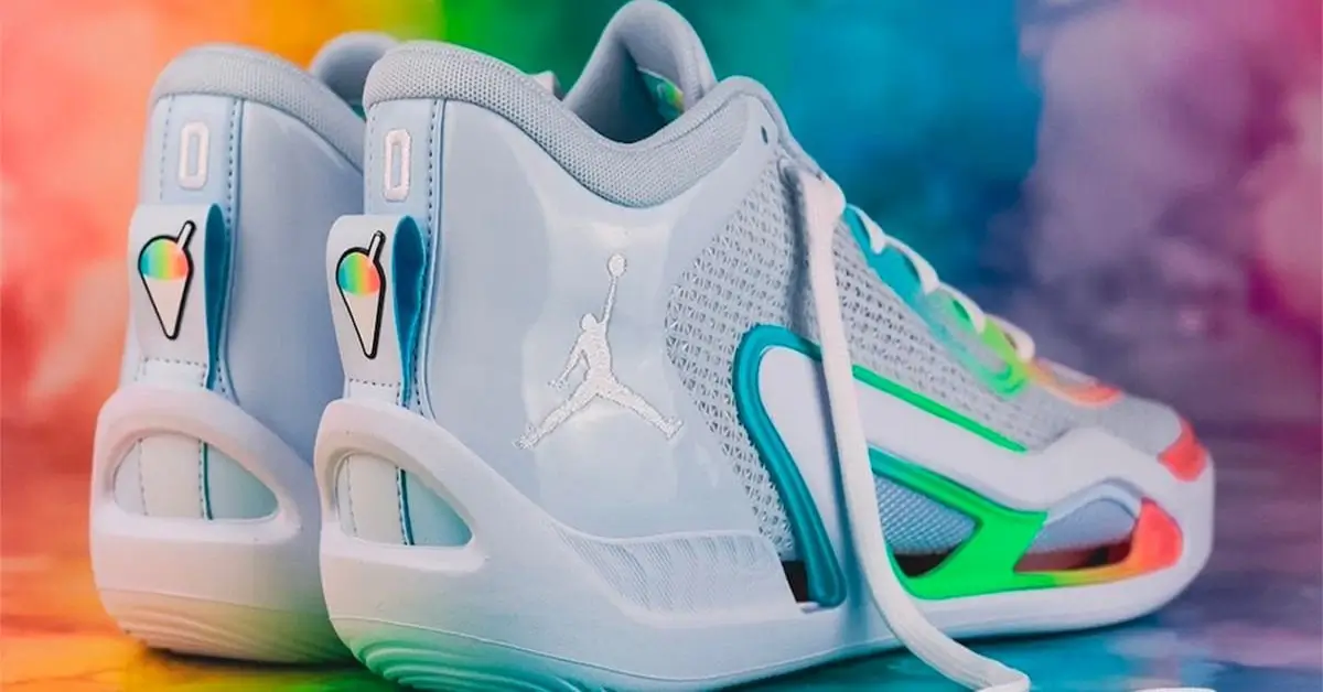 The Air Jordan Tatum 1 “Snow Cone” PE Debut