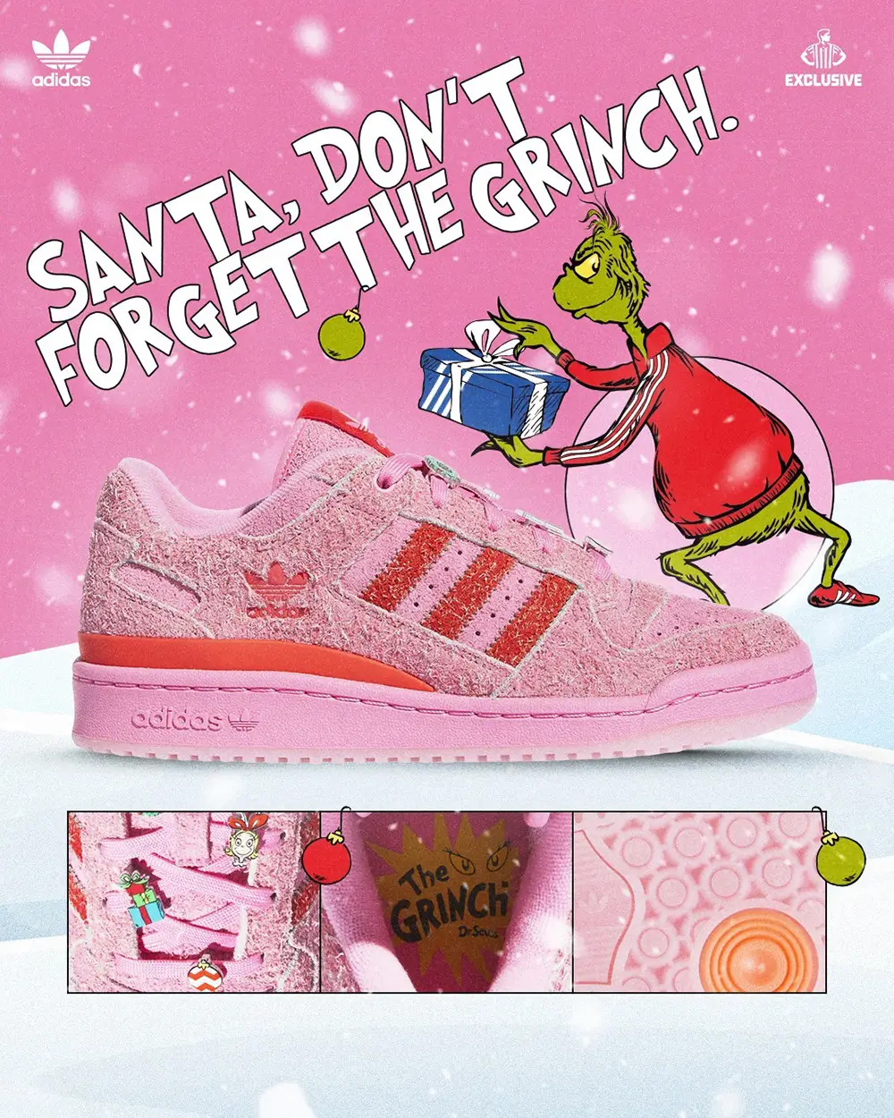 The Grinch x Adidas Forum Low Pack