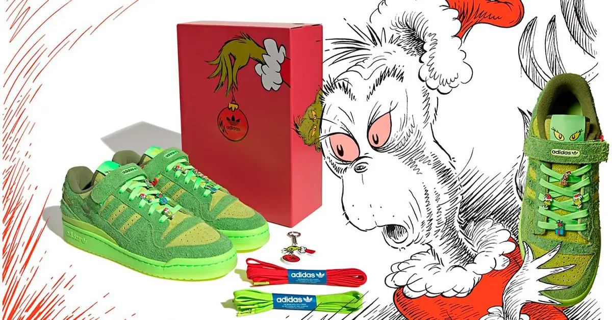 The Grinch x Adidas Forum Low Pack