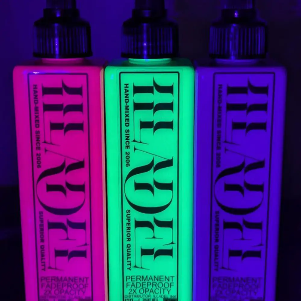 New Illadel Neon Permanent Paint Colors | Hot Razzberry New Illadel Neon Permanent Paint Colors