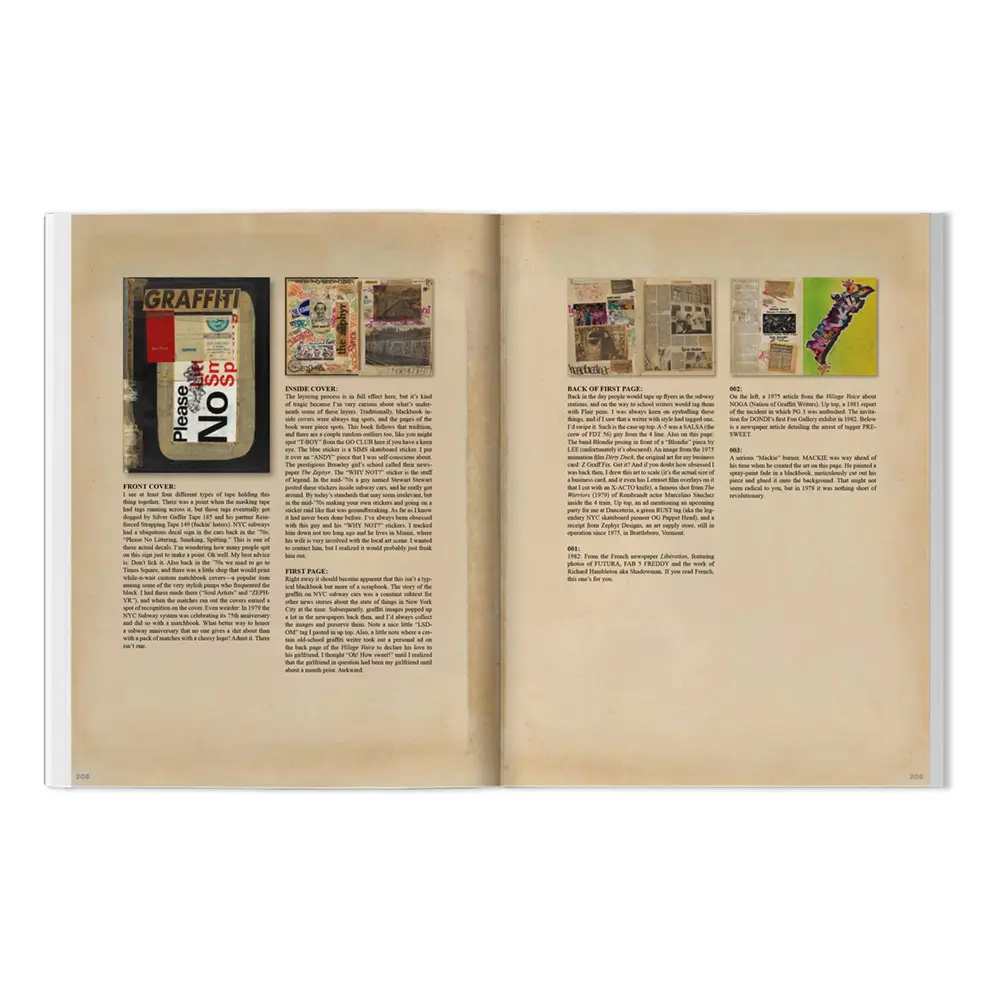 Zephyr "Graffiti Black Book/Scrapbook: 1978 & Beyond"