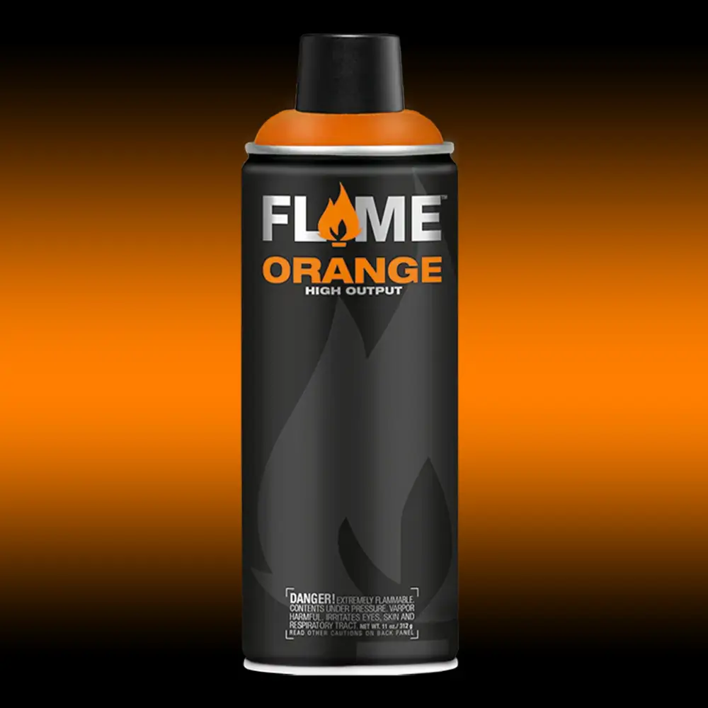 Flame Orange Cans In Stock