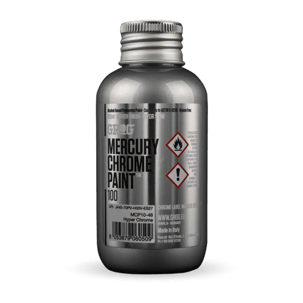 Grog Mercury Chrome Paint Now Available At Illadel.Ink