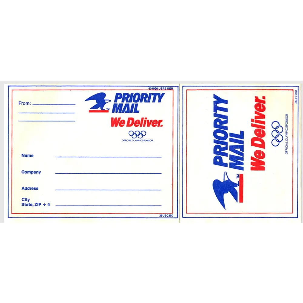 The Evolution Of The USPS Priority Mail Label