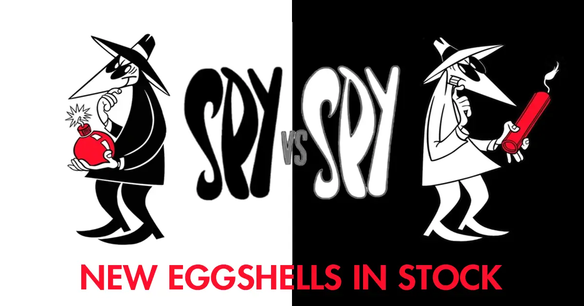 New Spy vs. Spy Eggshells In Stock