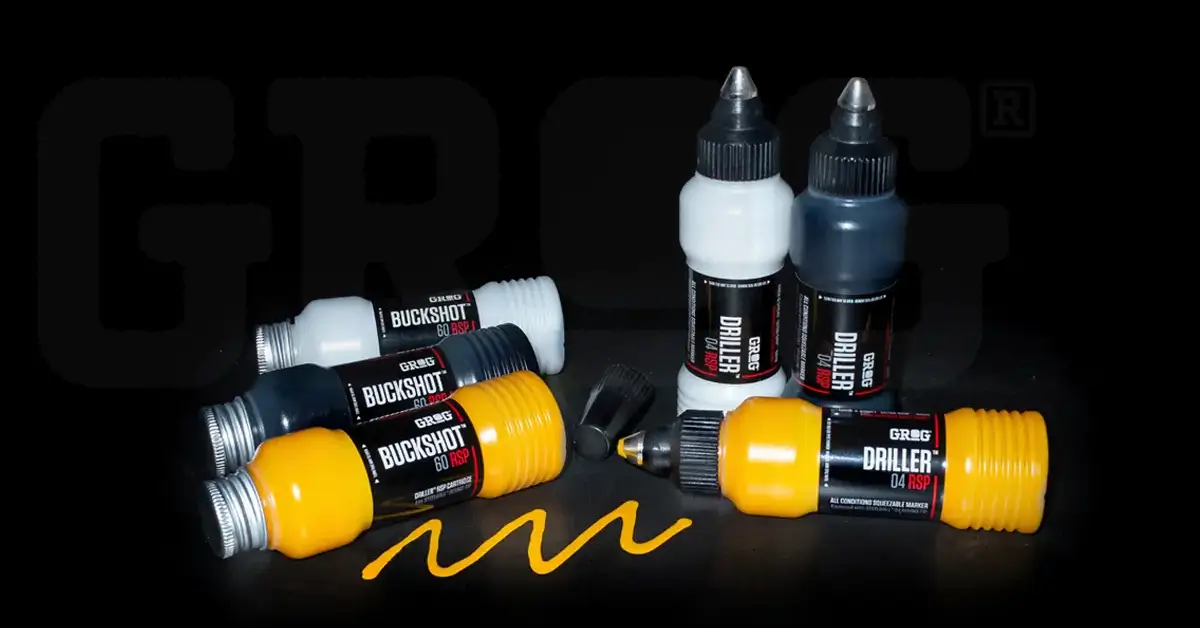 New Grog Driller 04 Steel Tip Markers Are In Stock